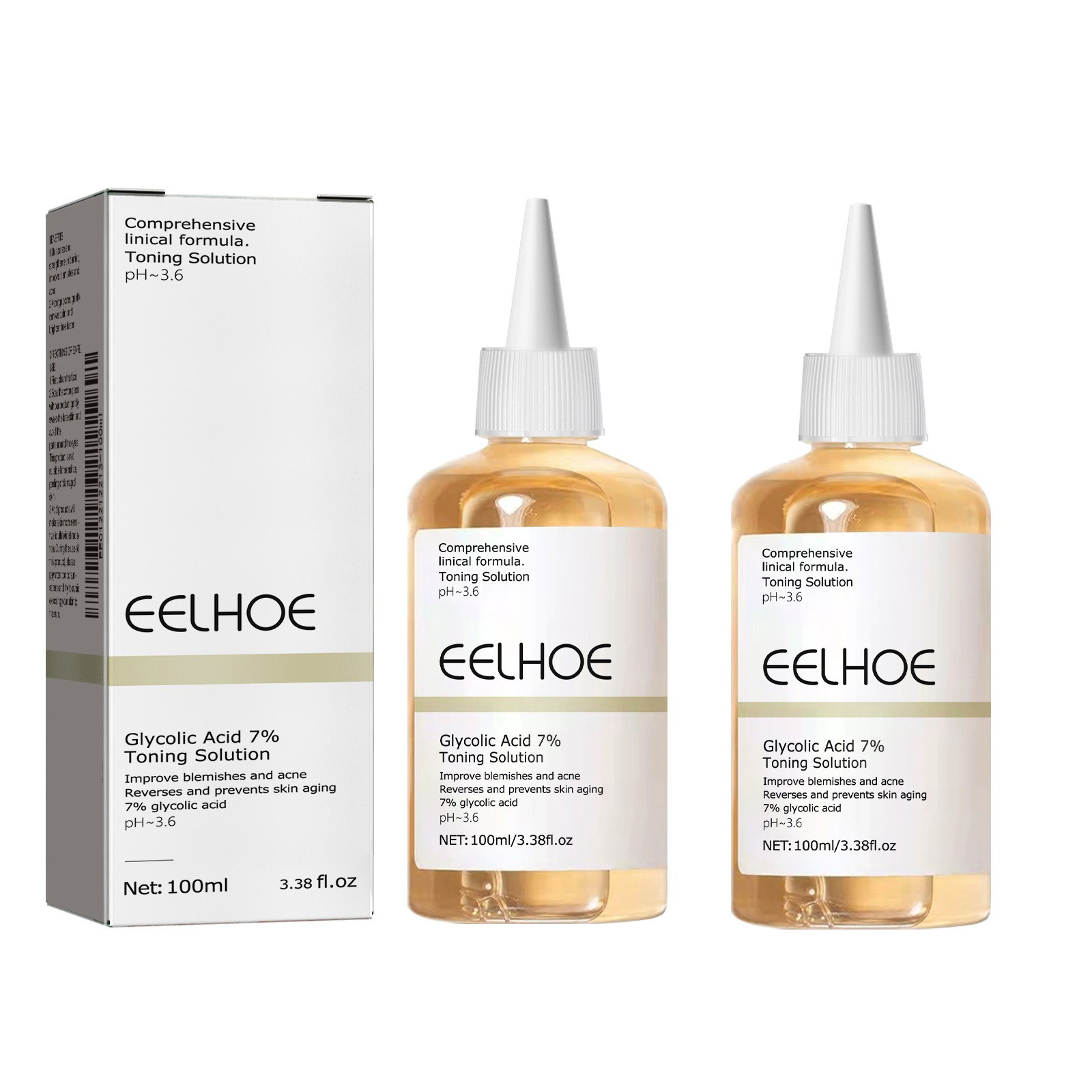 The Ordinary Serum Hyaluronic Acid - Гликолевая кислота 7% тонизирующий раствор Обычное
