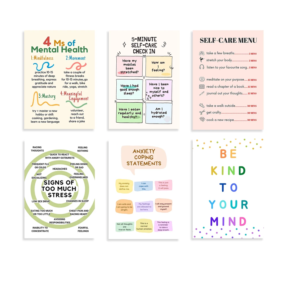Self Care Check In Poster, Men – обзор и цена Therapy Health And Wellness